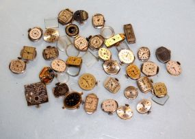 Small Container of Ladies Watch Faces