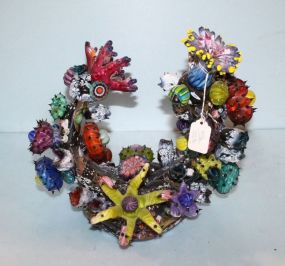 title: Art Glass Sea Sculpture description: 11" h.