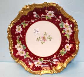 Large Hand Painted Limoge Charger