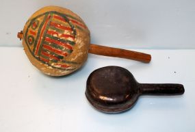 Two Native American Rattles 