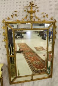Regency Style Beveled Glass Mirror