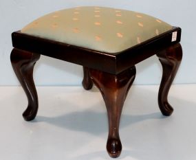 Contemporary Queen Ann Style Footstool