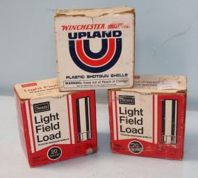 Three Boxes of 20 Gauge Bullets