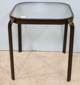 Small Tempered Glass Patio Table