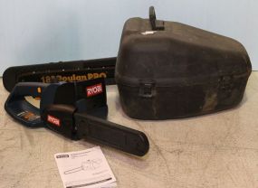 18V Cordless Chainsaw & 18" Poulan Saw