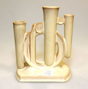 Roseville Moderne Triple Bud Vase
