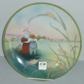Nippon plaque "Children in the Wheat"