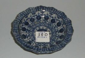 Small Blue & White Compote