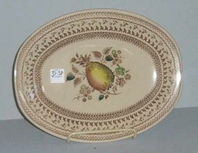 Johnson Bros. England "Staffordshire Old Granite Fruit Sampler" Oval Platter