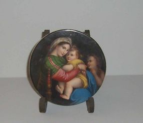 "Madonna Della Seggiola" KPM Plaque