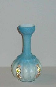 Webb Blue Satin Vase