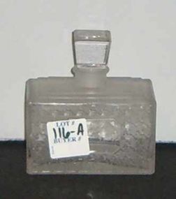 Christian Dior frosted perfume bottle