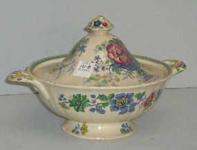 Masons Ironstone "Strathmore" Covered Vegetable Dish