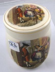 Staffordshire Humidor "Cries of London  Fine Black Cherries"