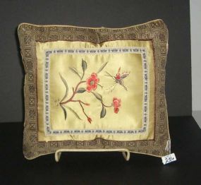 Silk on Silk Oriental Pillow