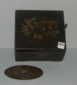 Symphonion made in Germany disc player with 6 disc.