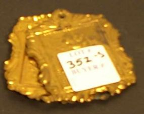 Gold Wash Metal Picture Holder