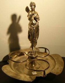 Silver Plated Centerpiece/Wine Rack