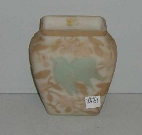 Consolidated Glass "Chickadee" Vase