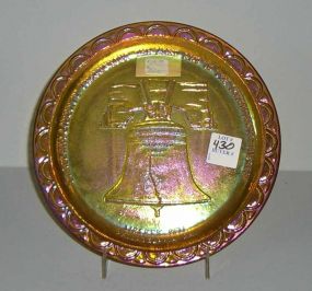 Carnival Colored Plate with Liberty Bell