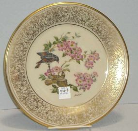 Lenox Boehm American Red Star Bird Plate