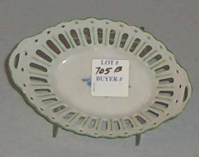 Small Oval Pierced Edge Dish