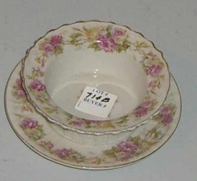 German Ramekie w/Underplate "Queen Anne" Pattern