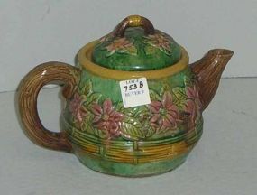 Majolica Tea Pot Broken
