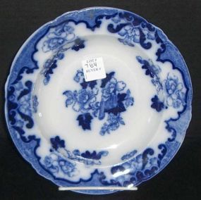 Flow Blue Cream Soup Bowl
