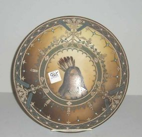 Nippon Enameled Indian Plate