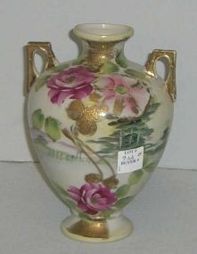 Japanese Double Handled Vase