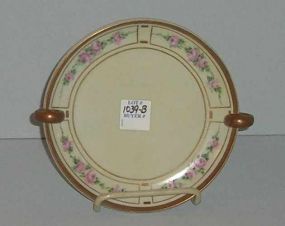 Bavarian Double Handled Dish with Floral Decorations