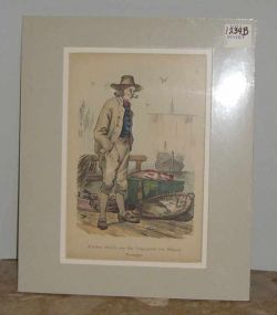 Matted Print "Fisher (Striil) Aus Der Umgegend Von Bergen, Norwegen"