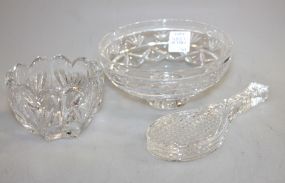 Marquis Waterford Vase, Tennis Racquet & Bowl