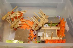 Six Stands & Paper Cutouts 