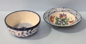 Two Gail Pittman Pottery Bowls 