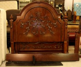 Queen Size Mahogany Bed
