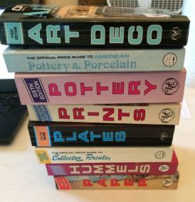 Eight Books: Official Art Deco, Pottery, Porcelain, Prints, Plates, Paper, Hummels