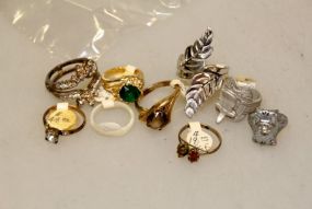 Nine Costume Rings