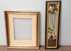 Picture Frame & Framed Warren Kimble Print