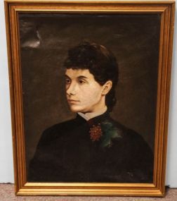 Oil on Canvas of Woman