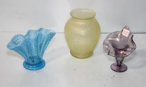Three Glass Vases