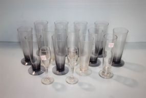 Fifteen Glass Flutes