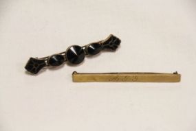 Two Victorian Bar Pins