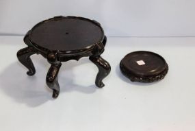 Two Oriental Vase Stands