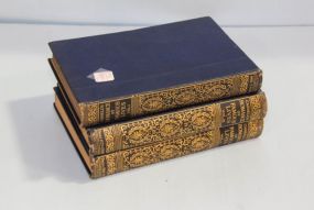 Three Volumes of Cassell's Romance of Famous Lives