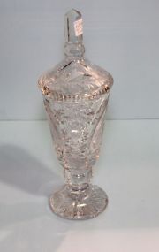 Cut Glass Candy Dish