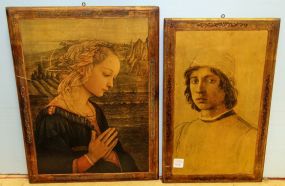 Two Decopauge Plaques