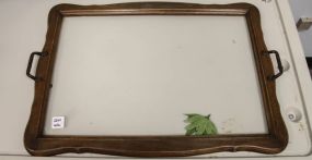 Glass Bottom Handled Tray