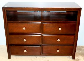 Dark Six Drawer Chest